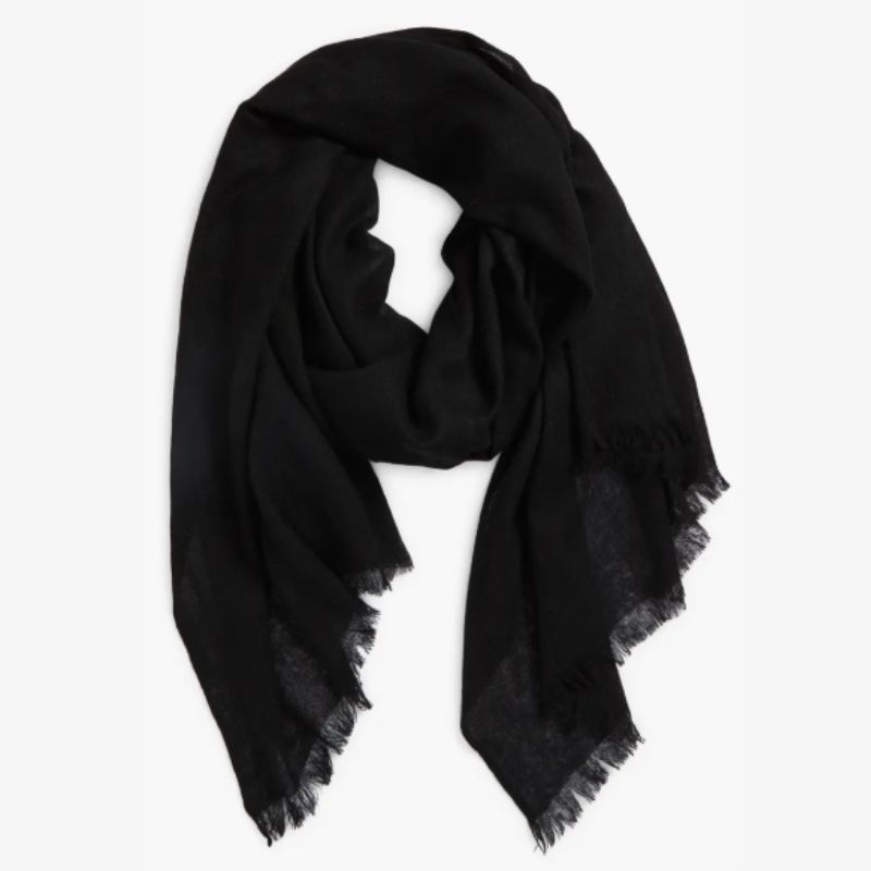 Nordstrom ,black Cashmere Scarf