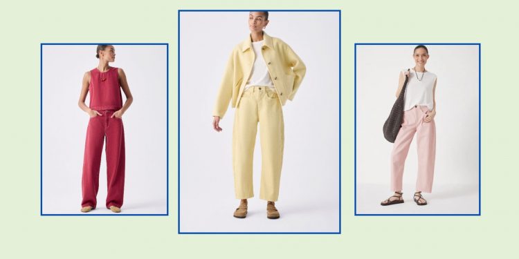 Trending now: colourful jeans are big news for spring