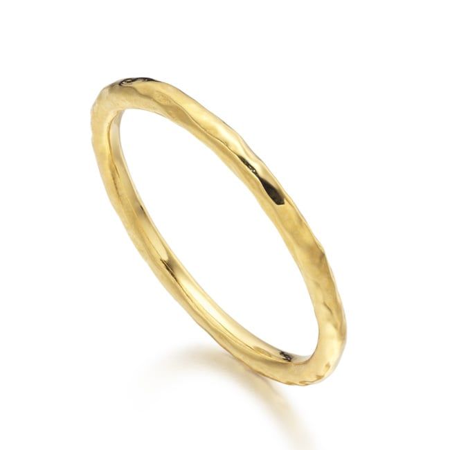 Gold Vermeil Siren Hammered Ring