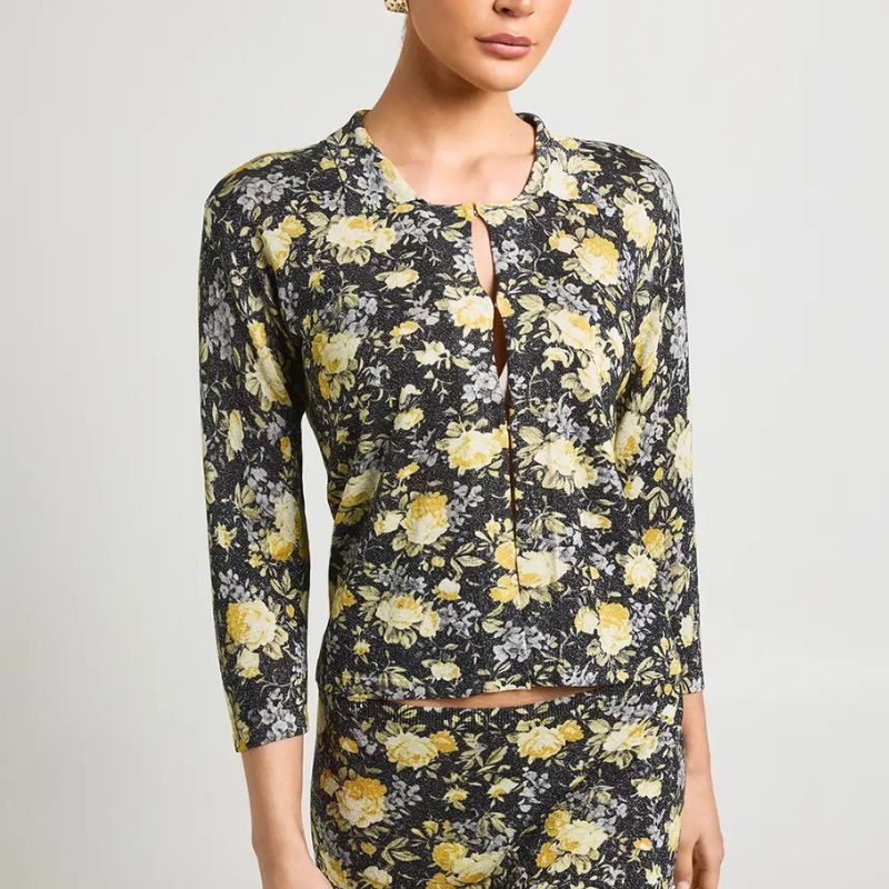 Debenhams x ASHISH, Ashish Wallpaper Floral Collar Cardigan