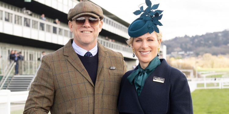Zara Tindall’s cropped coat and teal blouse are made for March