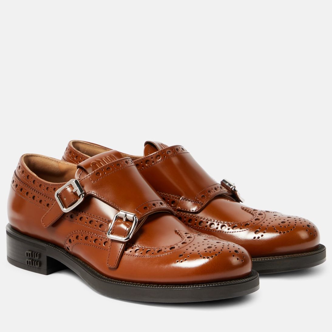 X Church&amp;rsquo;s Double Monk Leather Brogues