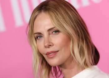 Charlize Theron’s lemon sorbet nails are perfect for March