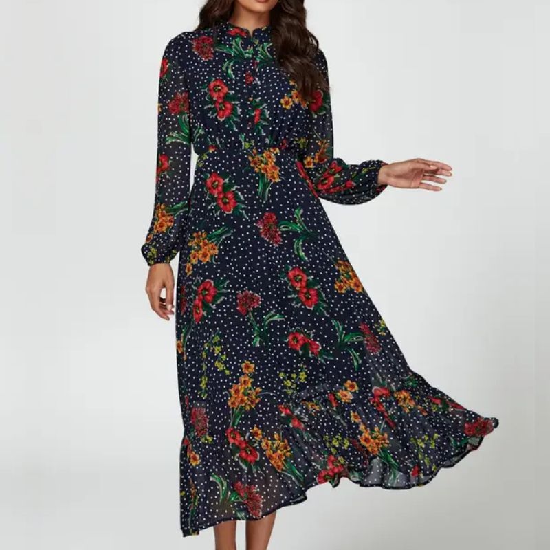 floral and polka dot dress from Debenhams