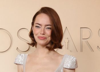 Emma Stone’s ethereal sequin Oscars dress