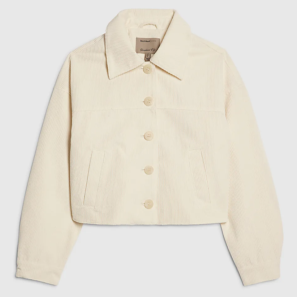 River Island, cream corduroy jacket
