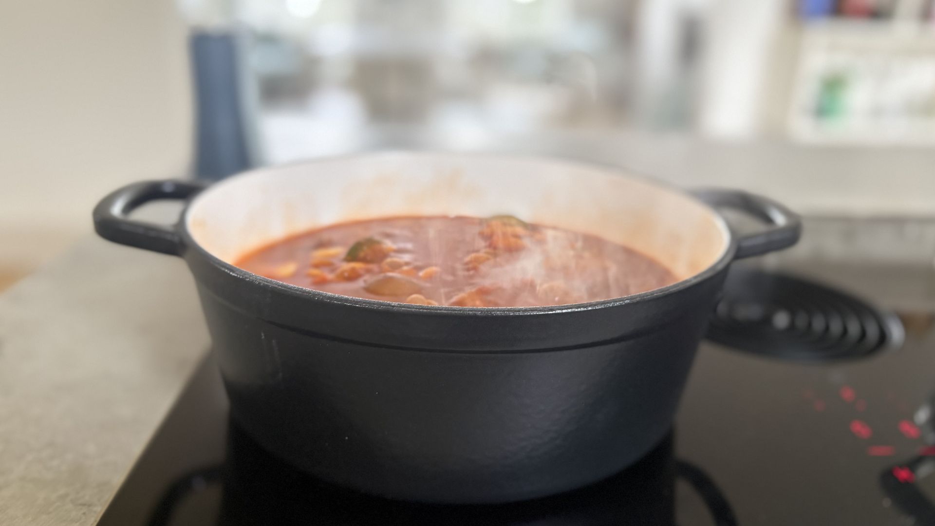 Testing the M&amp;amp;S x Tom Kerridge Cast Iron Casserole Dish in our kitchen